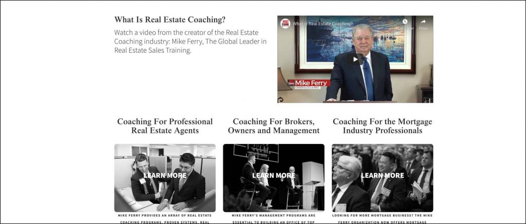Mike Ferry real estate coach