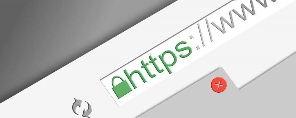 HTTPS in navigation bar